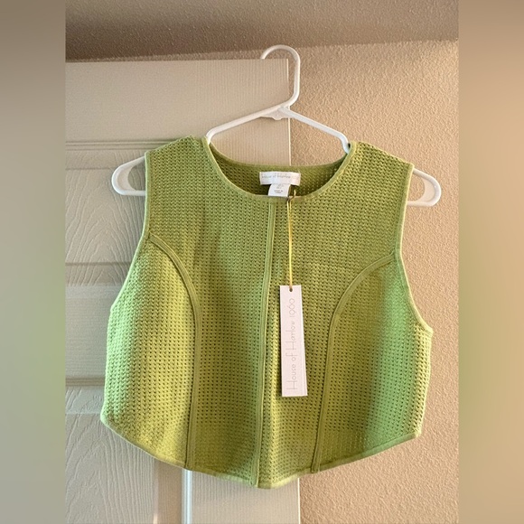 House of Harlow 1960 Green Tank Top - Picture 1 of 3